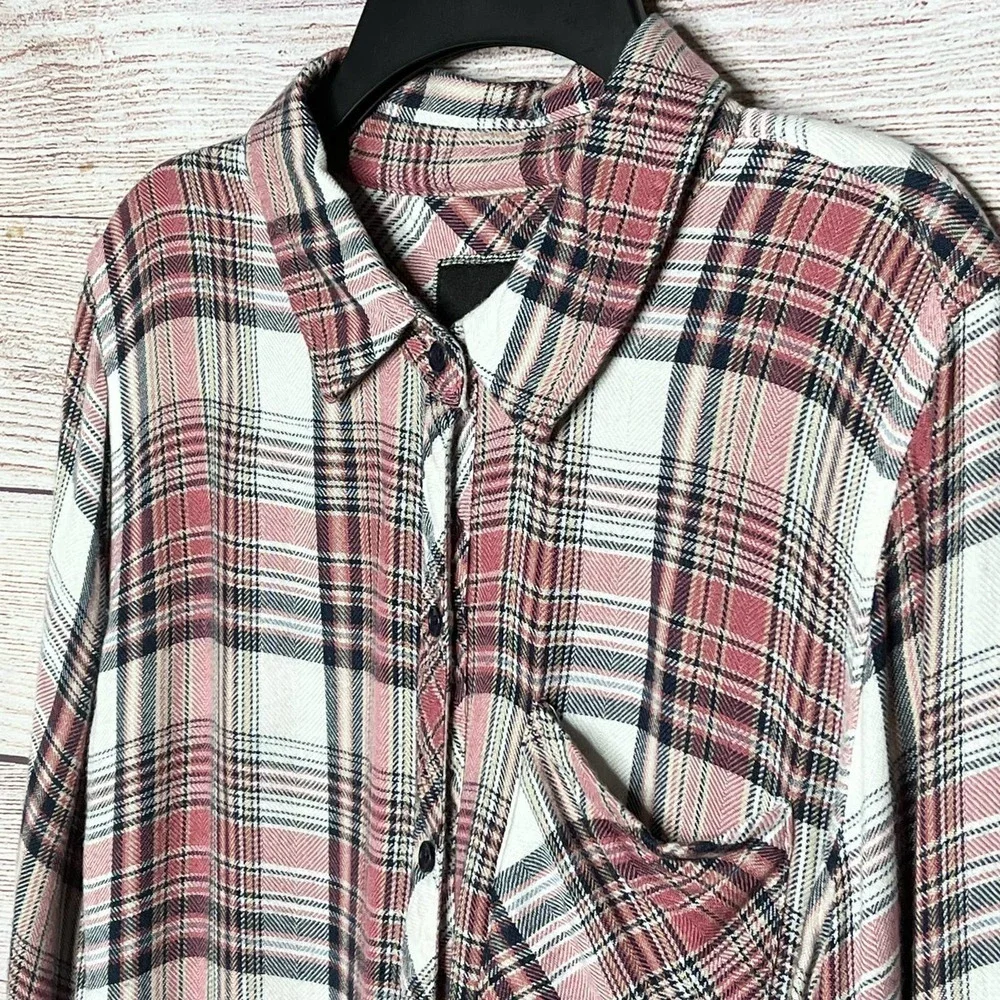Rails Hunter Plaid Button Up Top Small S - Picture 5 of 6